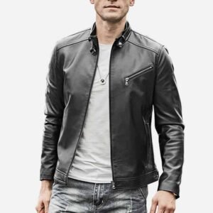 Black Leather Jacket For Men