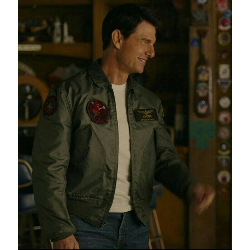 Capt pete mitchell jacket tom cruise top gun jacket