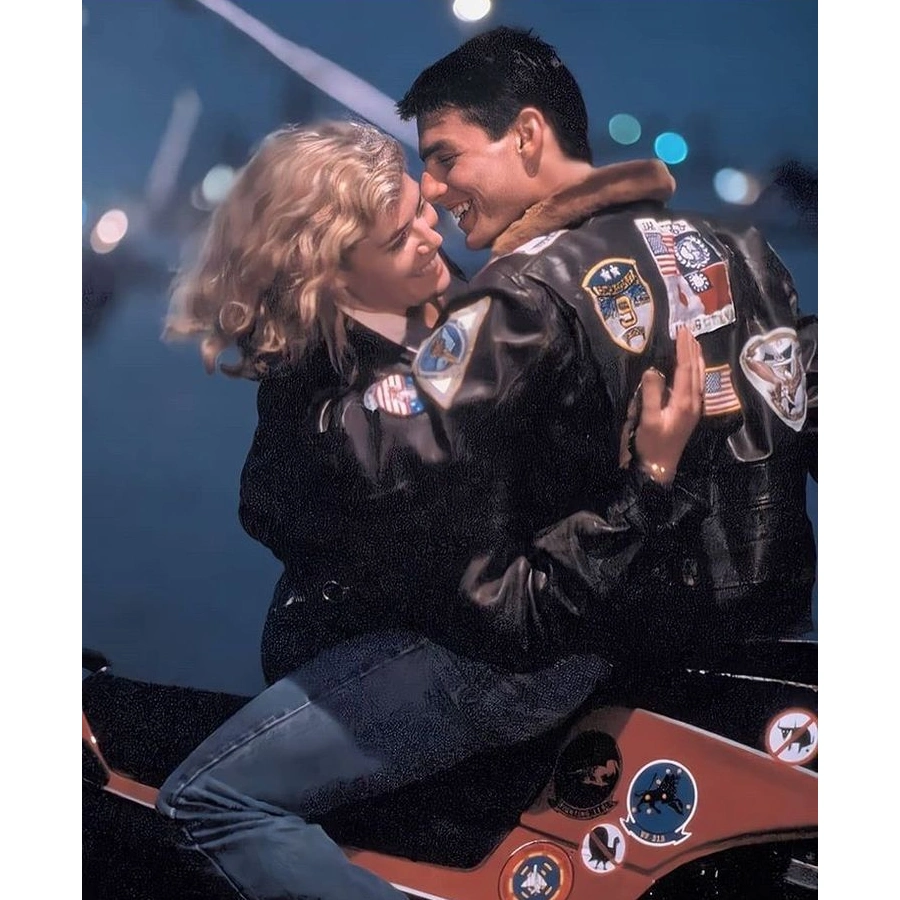 Tom cruise top gun leather jacket