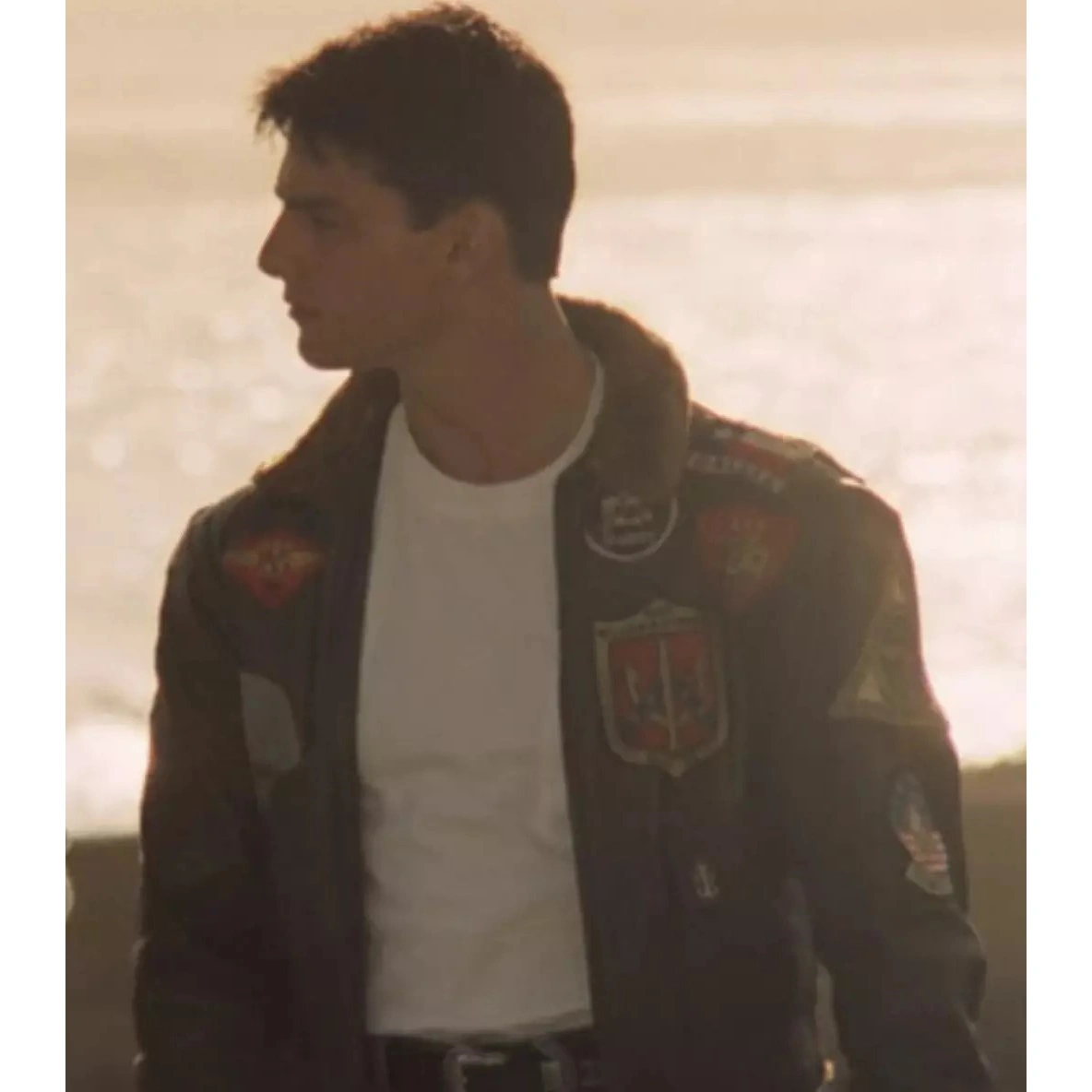 Top gun leather jacket