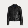 Womens Black Biker Jacket
