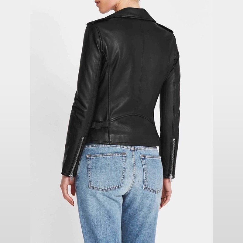Rave Black Women Leather Jacket