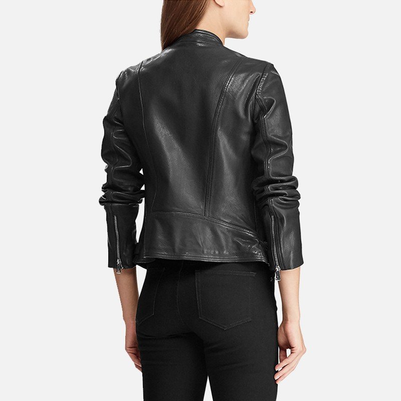 Women's Black Biker Jackets