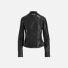 Women's Black Biker Jackets