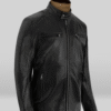 Chris Evans Avengers Endgame Black Leather Jacket