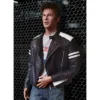 Fight club black leather jacket