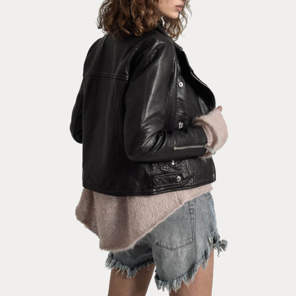 Superior Textured Leather Jacket - Image 2