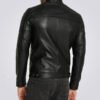 Rocky Men's Casual Black Quilted Biker Leather Jacket