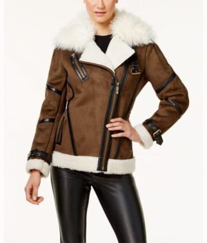womens shearling jacket