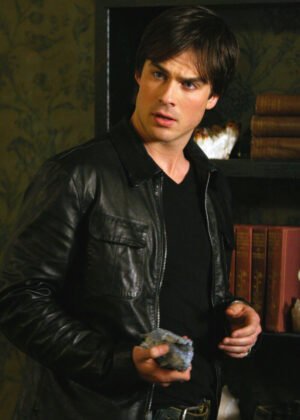 Ian Somerhalder - The Vampire Desire Leather Jacket Back