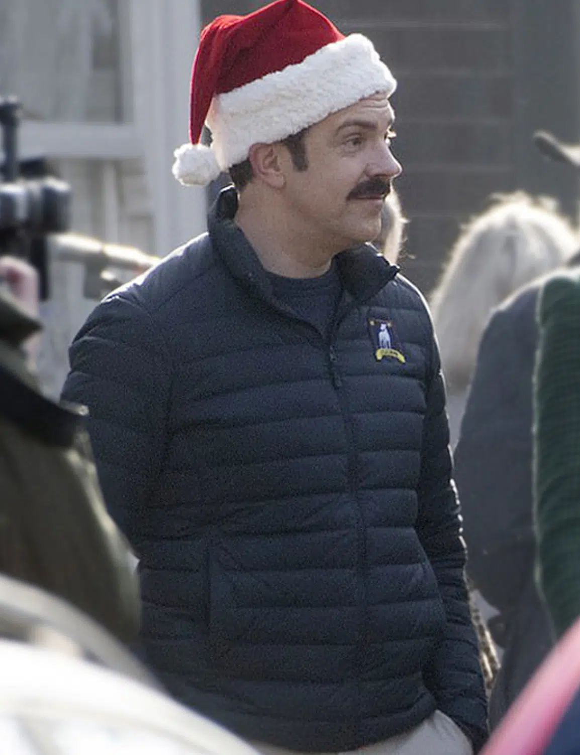 Ted Lasso Season 02 Jason Sudeikis Black Puffer Jacket