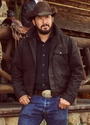 Cole Hauser Yellowstone Rip Wheeler Black Jacket