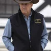 Kevin Costner Yellowstone John Dutton Black Vest