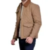 Yellowstone John Dutton Brown Quilted Jacket - Image 4