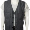 Yellowstone John Dutton Grey Wool Vest TheLeatherJacketer 002