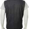 Yellowstone John Dutton Grey Wool Vest TheLeatherJacketer 003