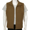 Yellowstone John Dutton Brown Vest - Image 2