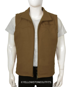 Alternative view of Yellowstone John Dutton Brown Vest