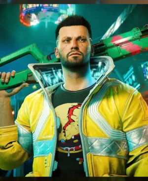 Cyberpunk 2077 Edgerunners David Martinez Yellow Jacket TheLeather Jacketer 001