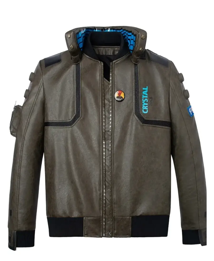 Cyberpunk 2077 Edgerunners Miss V Bomber Leather Jacket TheLeatherJacketer 002