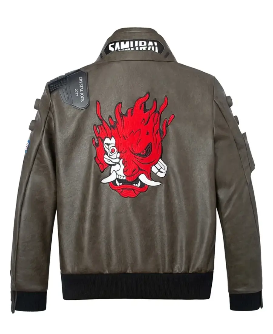 Cyberpunk 2077 Edgerunners Miss V Bomber Leather Jacket TheLeatherJacketer 003