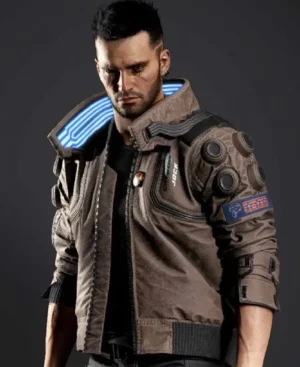 Cyberpunk 2077 Edgerunners Samurai Bomber Jacket TheLeatherJacketer 001