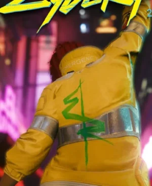 Cyberpunk 2077 Edgerunners Yellow Jacket TheLeatherJacketer 001