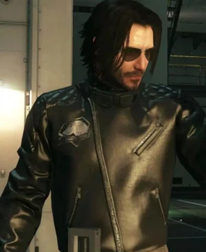 Cyberpunk 2077 Johnny Silverhand Leather Jacket TheLeatherJacketer 001
