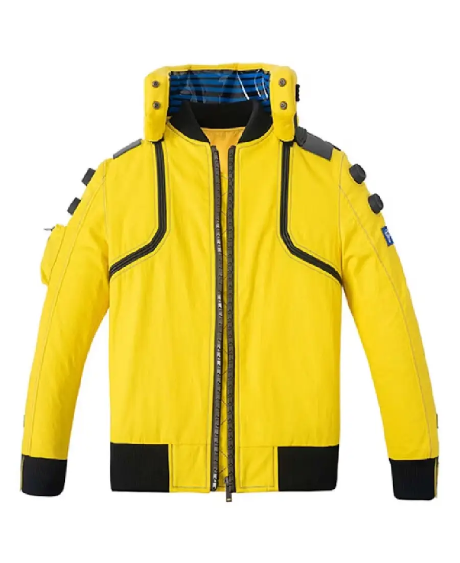 Cyberpunk 2077 Judy Yellow Jacket TheLeatherJacketer 002