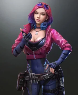Cyberpunk 2077 Kira Madroxx Pink Jacket
