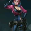 Cyberpunk 2077 Kira Madroxx Pink Jacket TheLeatherJacketer 001