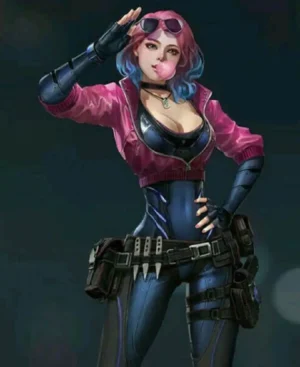 Cyberpunk 2077 Kira Madroxx Pink Jacket TheLeatherJacketer 001