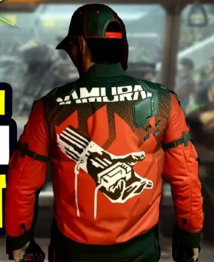 Cyberpunk 2077 Samurai Bomber Jacket TheLeatherJacketer 001