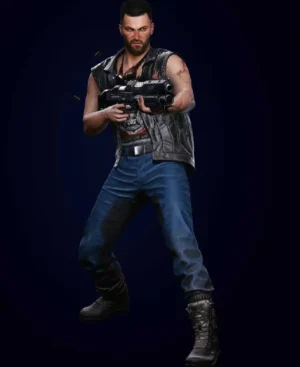 Cyberpunk 2077 V Nomad Leather Vest TheLeatherJacketer 001