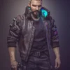 Video Game Cyberpunk 2077 Samurai Bomber Jacket