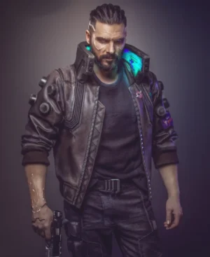 Video Game Cyberpunk 2077 Samurai Bomber Jacket