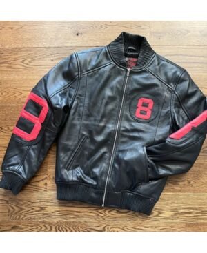 The Original 8 Ball Bomber Jacket Black/Red