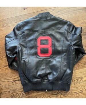 The Original 8 Ball Bomber Jacket Black/Red