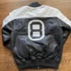 The Original 8 Ball Bomber Jacket Black/White - Image 2