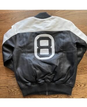 Alternative view of The Original 8 Ball Bomber Jacket Black/White