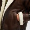 Mens Air Forces B3 Bomber Sheepskin Shearling Leather Jacket (1)