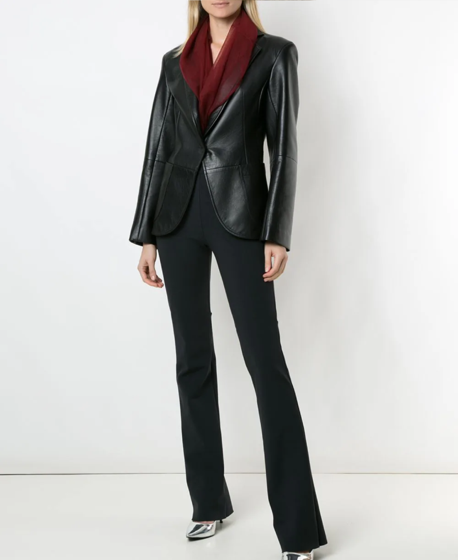 Women Leather Blazer (4)