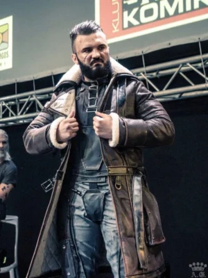 Alternative view of Elder Maxson Fallout 4 Battle coat Jacket