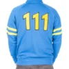 Fallout 4 Vault Blue Bomber Jacket - Image 2
