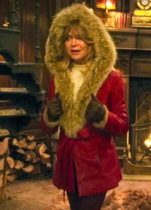 The Christmas Chronicles Mrs. Claus Red Leather Jacket