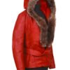 The Christmas Chronicles Mrs. Claus Red Leather Jacket - Image 3