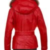 The Christmas Chronicles Mrs. Claus Red Leather Jacket - Image 5