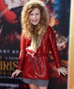 The Christmas Chronicles 2 Darby Camp Premiere Red Coat