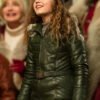 Kate The Christmas Chronicles 2 Green Leather Jacket