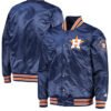 Houston Varsity The Diamond Navy Blue Jacket - Image 3